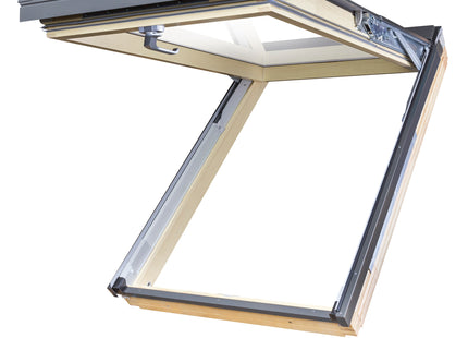Natural Pine preSelect Top Hung and Centre Pivot P2 Glazing Roof Window (FPP-V) 114cm x 118cm